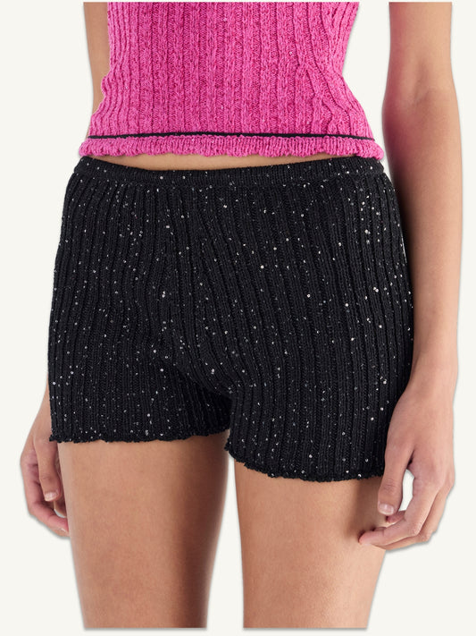 Colette Corset - Geranium Sequin