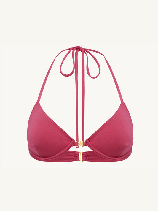 Isabella Bikini Top - Geranium