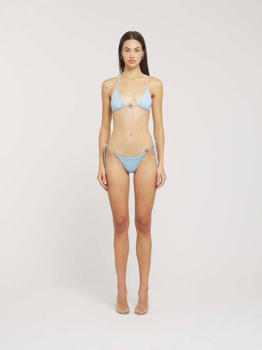 Juliana Bikini Top - Ice Blue