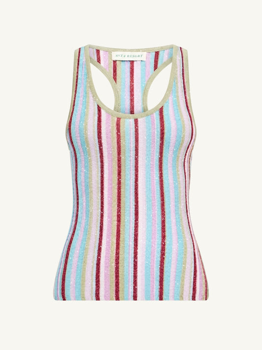 Anabell Tank - Multi Stripe