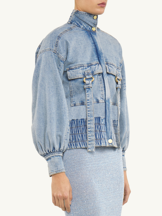 Diana Denim Parker Jacket - Light Wash