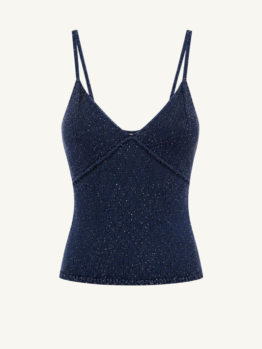 Navy Blue Sequin