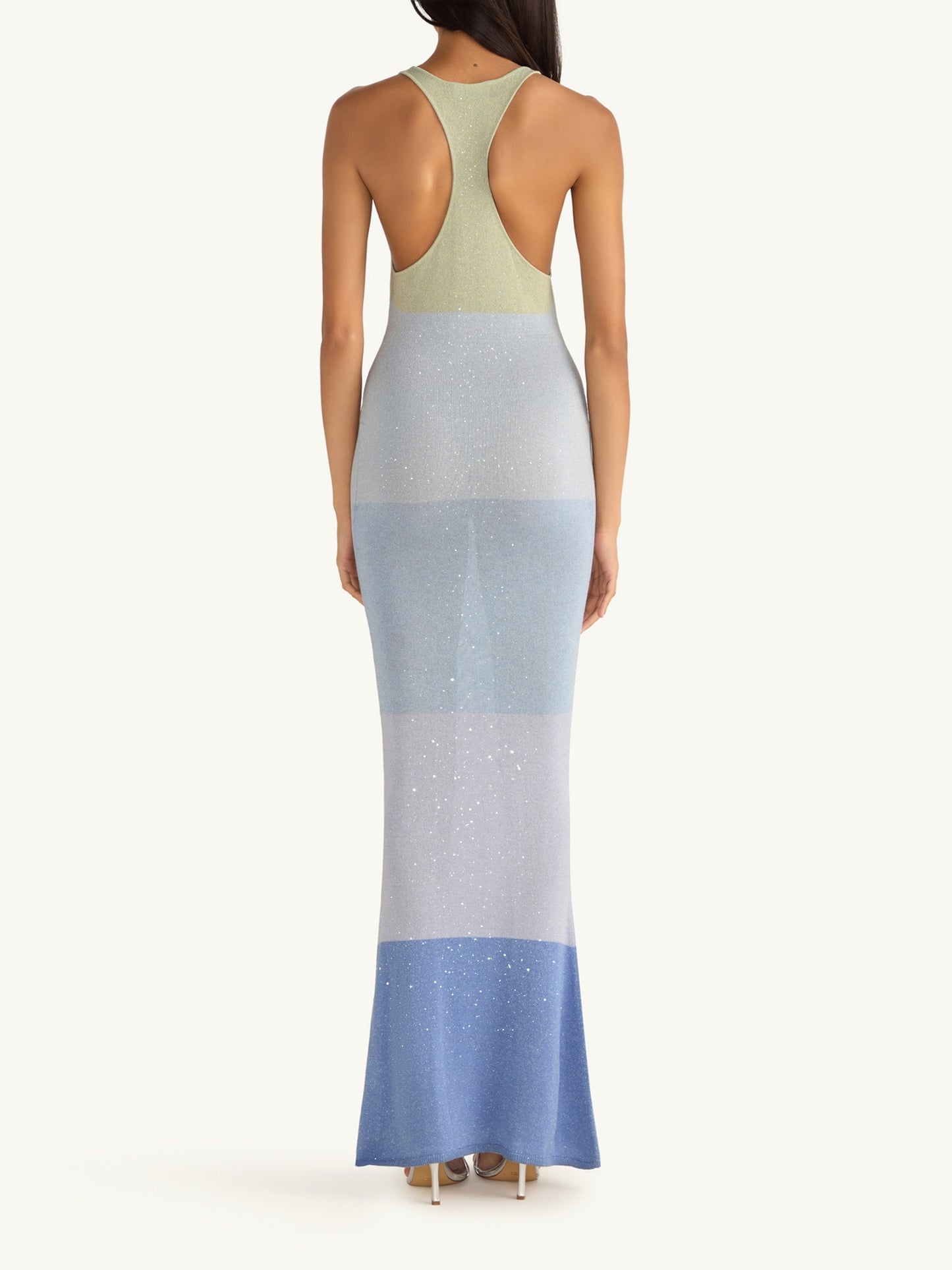 Anabell Dress - Sea Blue Stripe
