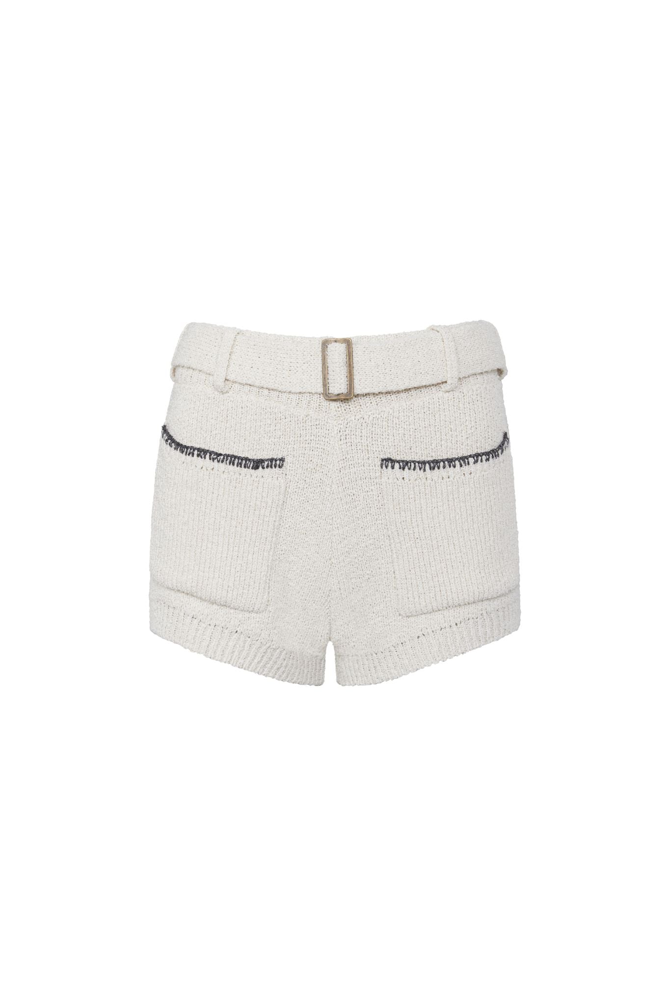 Cara Knitted Short - Ivory