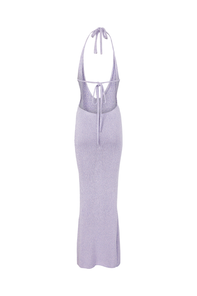 Daphne Dress - Lavender Sequin