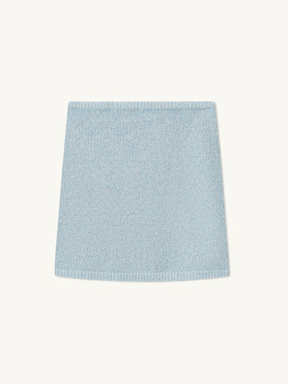 Ana Mini Skirt - Sky Blue Sequin