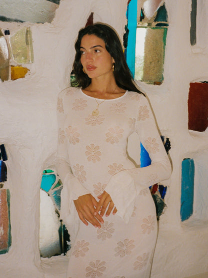 Rafaella Dress - Venetian White