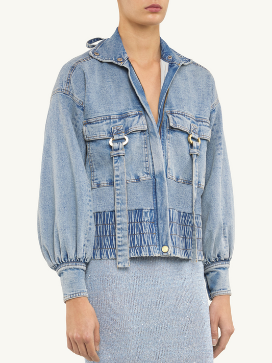 Diana Denim Parker Jacket - Light Wash