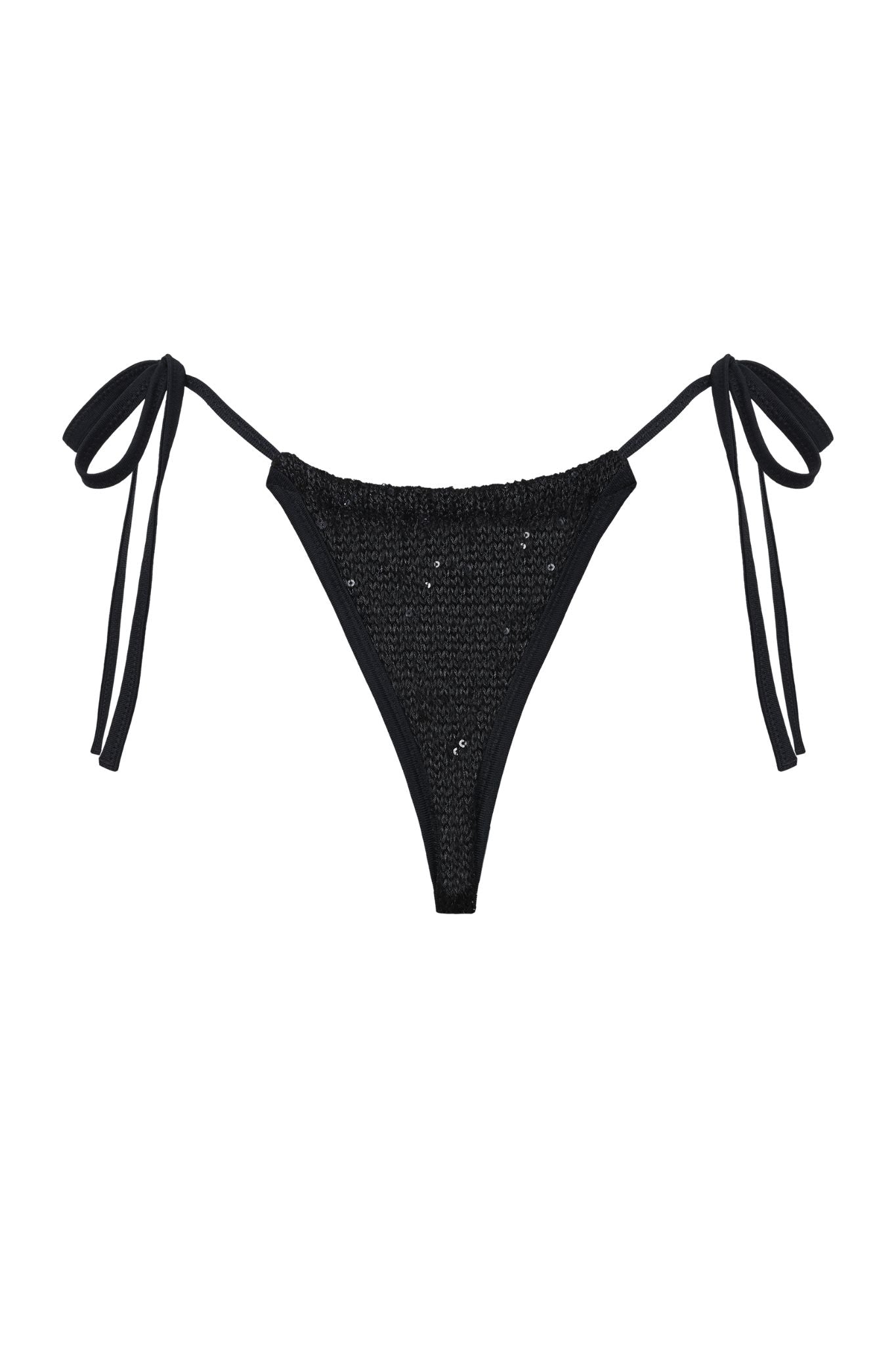 Lio Bikini Bottom - Black Sequin