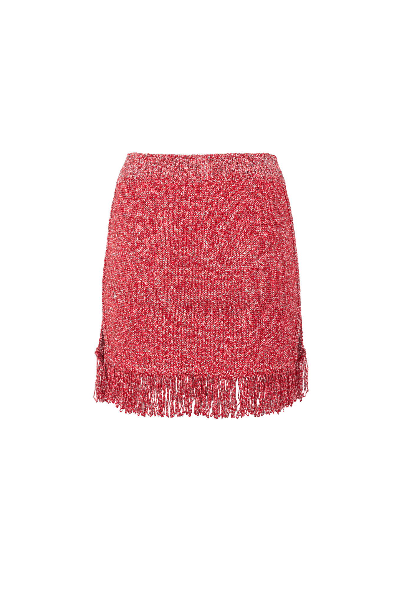 Dana Fringe Mini Skirt - Rossa Sequin