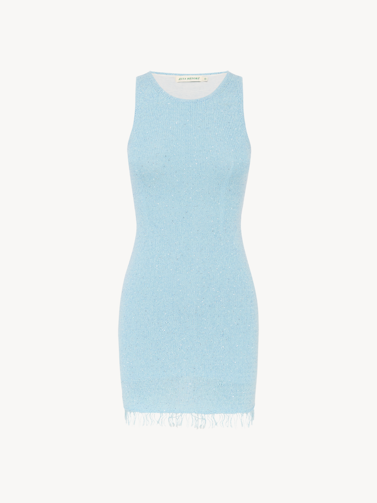 ASTA RESORT - Natalia Mini Dress - Baia Blue Sequin ASTA RESORT - Natalia Mini Dress - Baia Blue Sequin