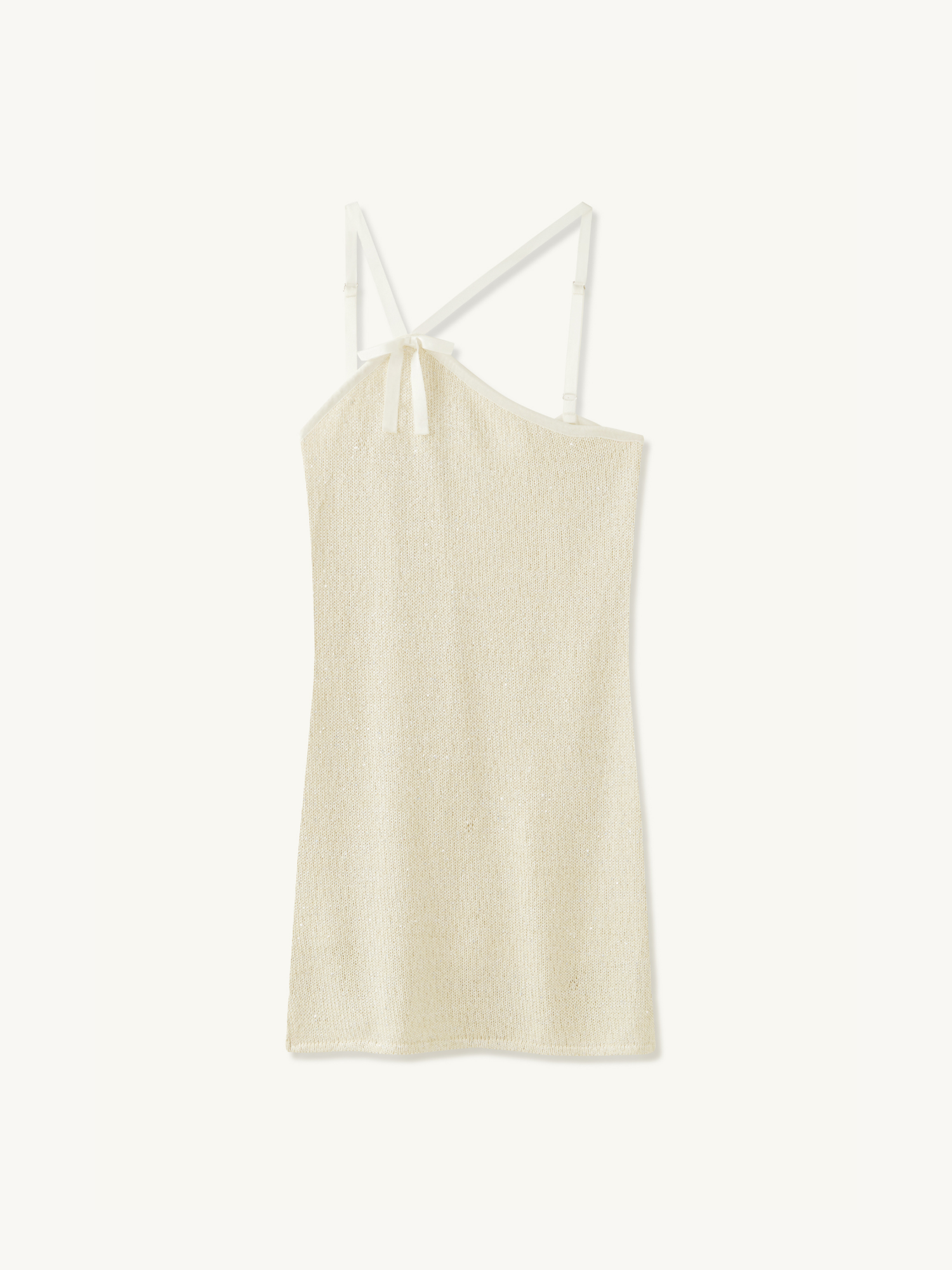 Aimee Mini Dress - Ivory Sequin