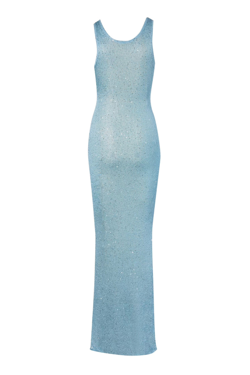 Ana Dress - Baia Blue Sequin
