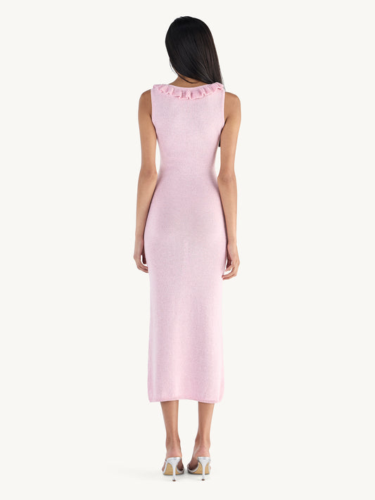 Antonella Maxi Dress - Pink Salt