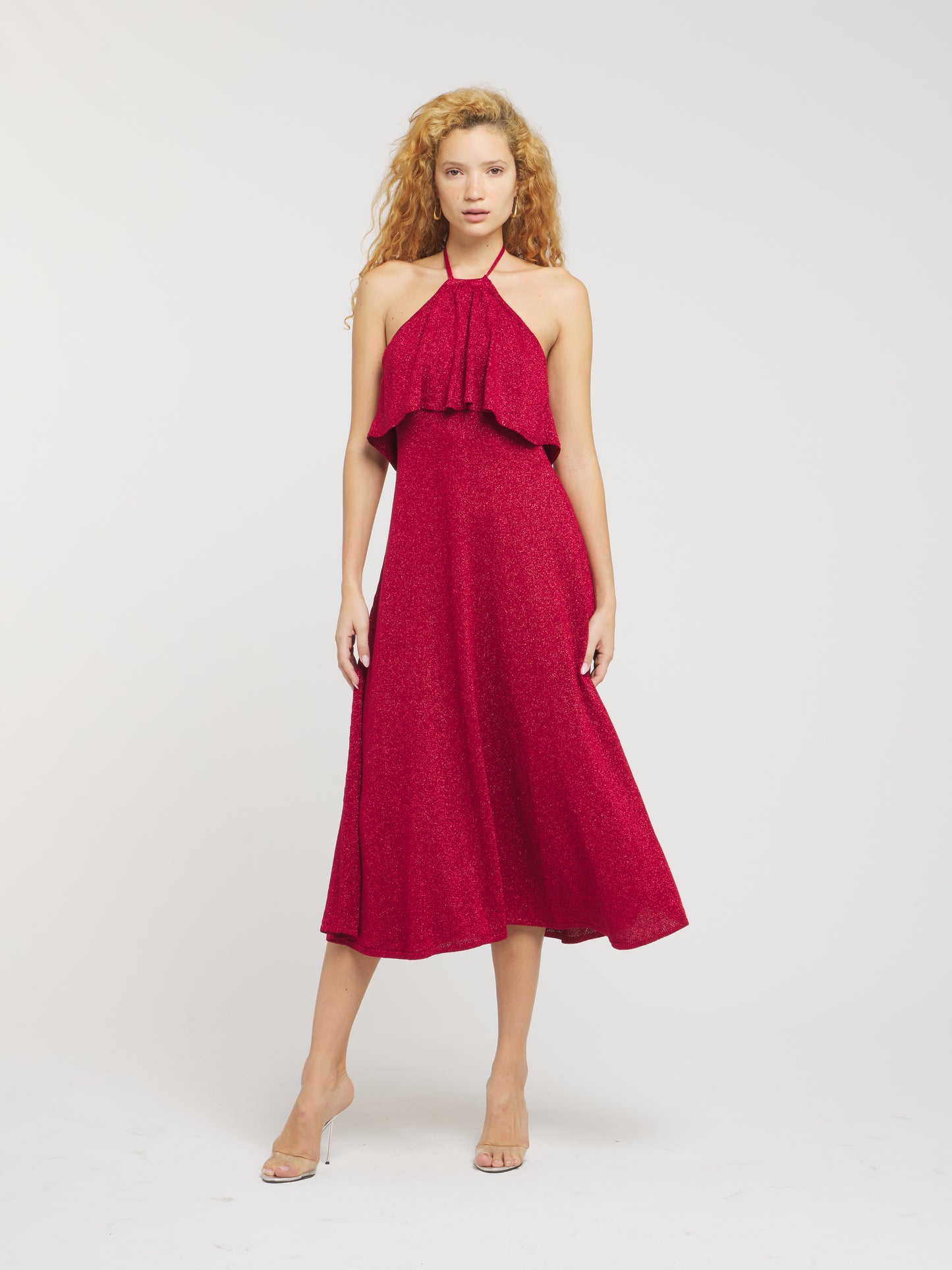 Lia Dress - Ruby