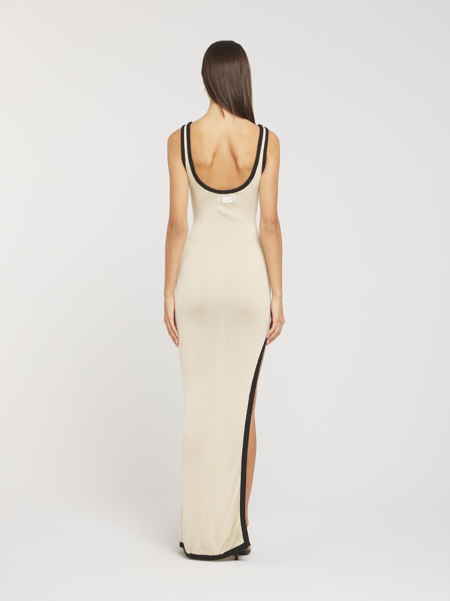 Naomi Split Dress - Champagne