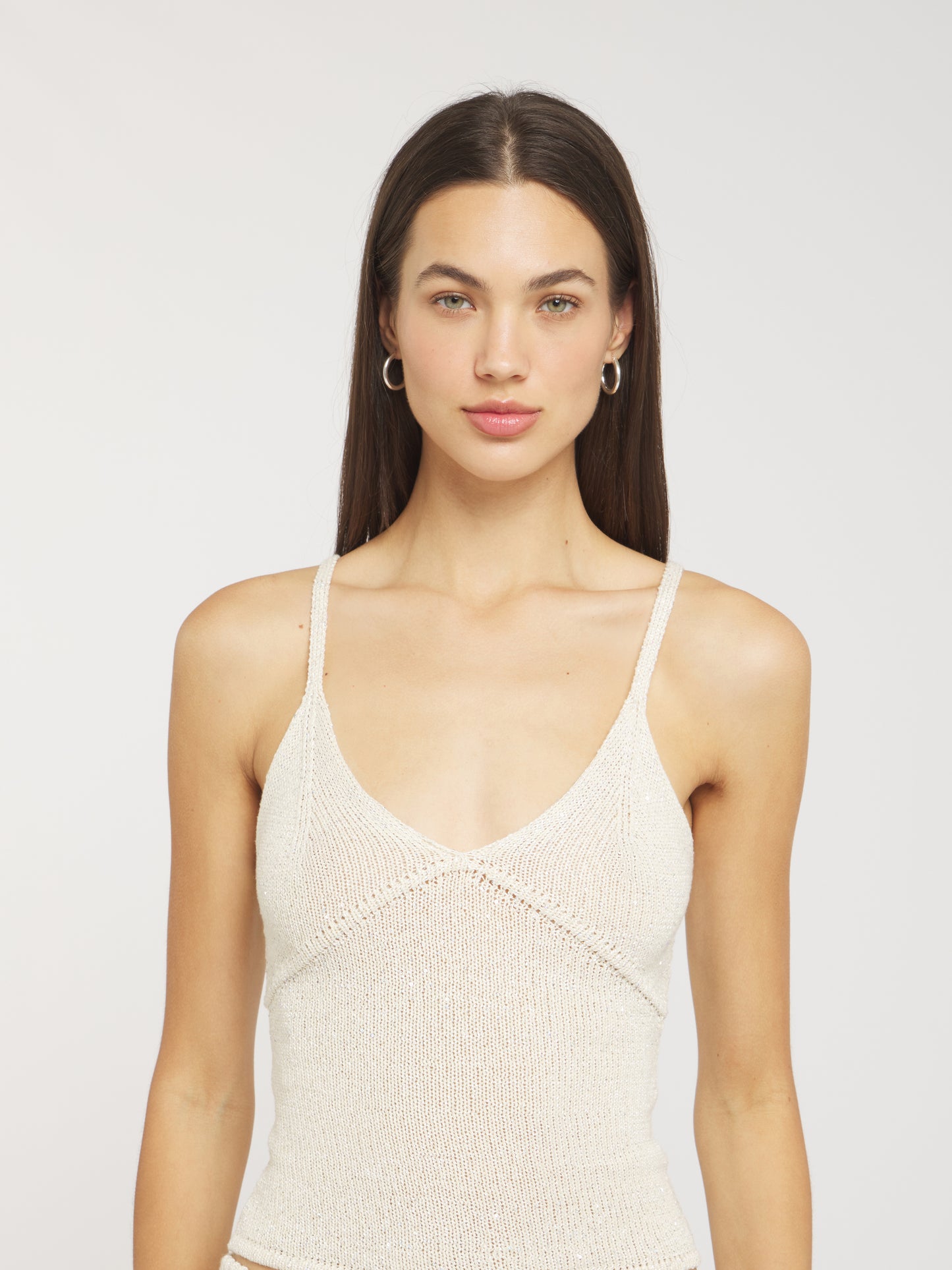 Carolina Camisole - Ivory Sequin