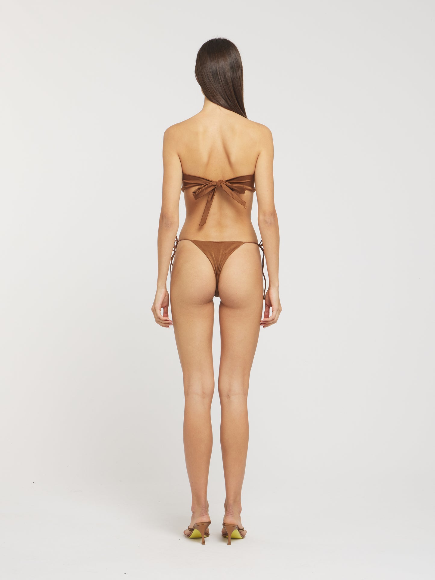 Mia String Bikini Bottom - Cocoa