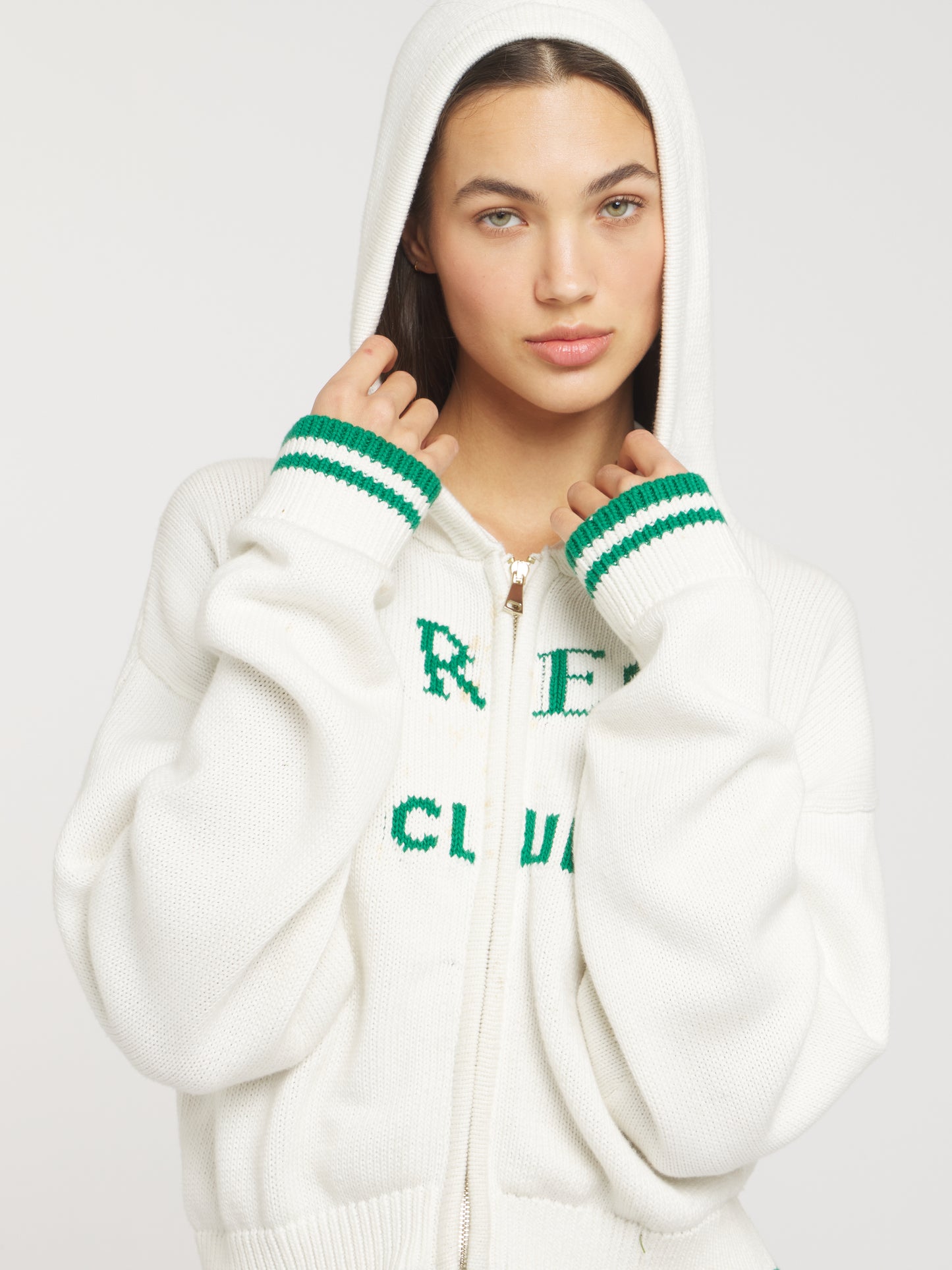 AR Club Hoodie Sweater - White