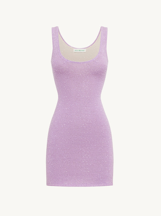 Ana Mini Dress - Orchid Sequin