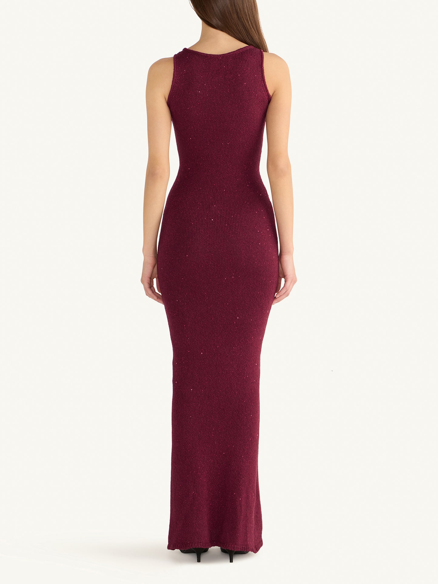 Natalia Dress - Port Sequin