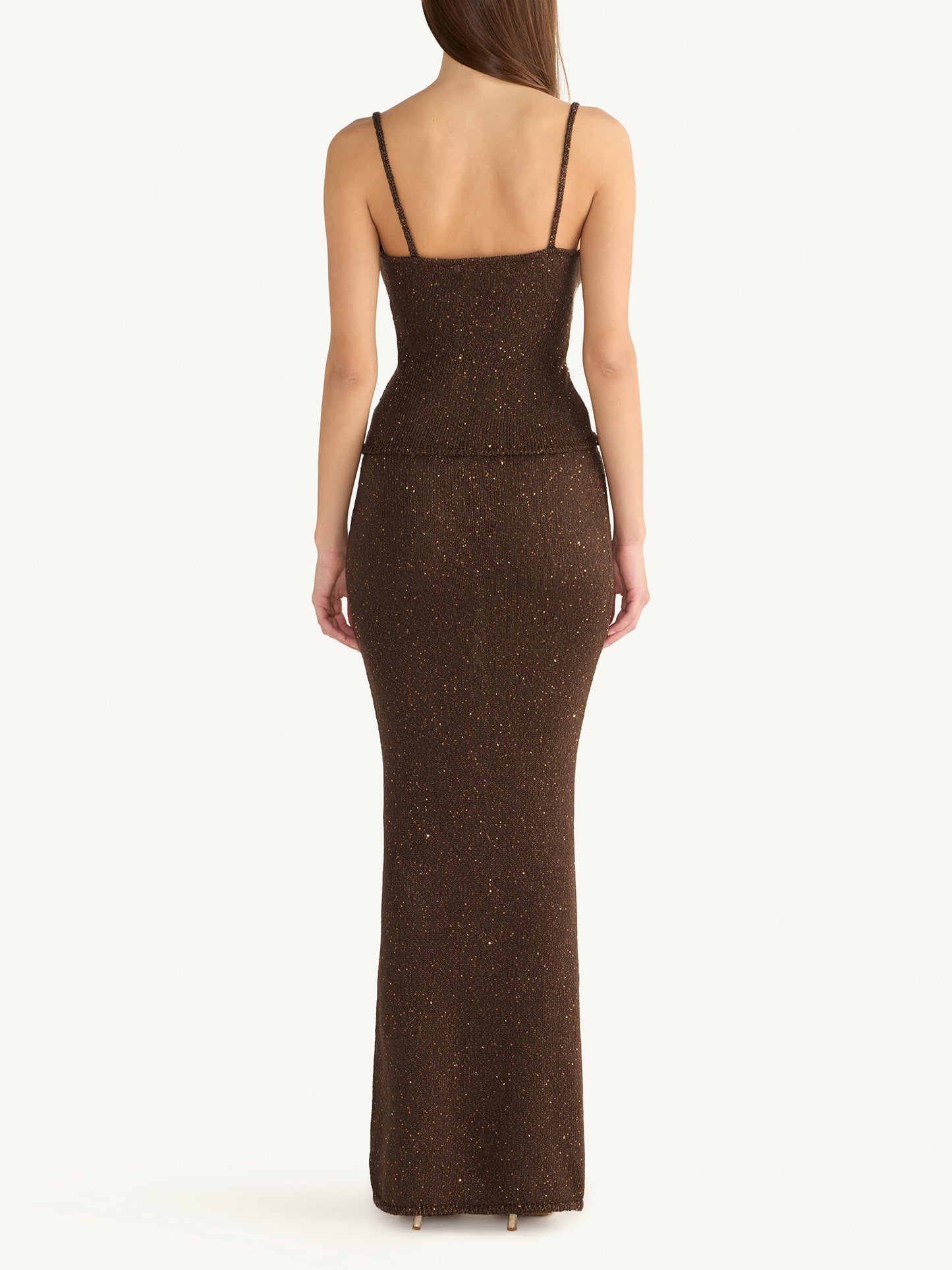 Carolina Camisole - Dark Chocolate Sequin