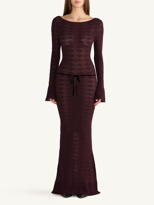 Vivienne Maxi Dress - Port