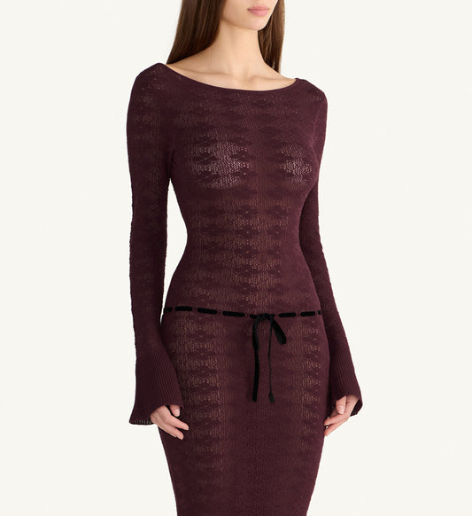 Vivienne Maxi Dress - Port