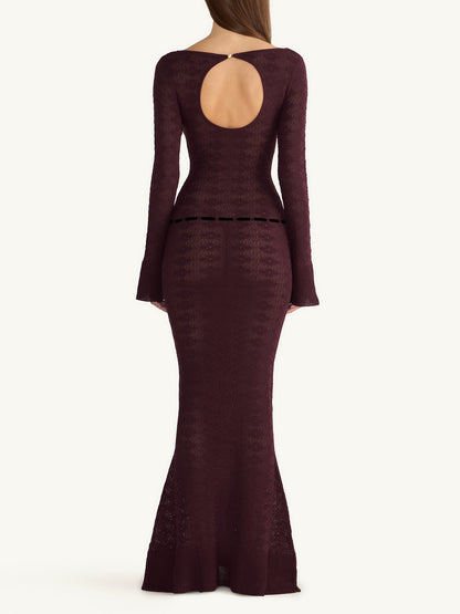 Vivienne Maxi Dress - Port