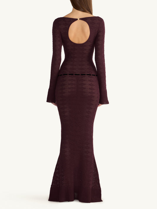 Vivienne Maxi Dress - Port