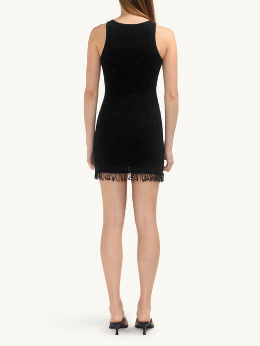 Natalia Mini Dress - Black Sequin