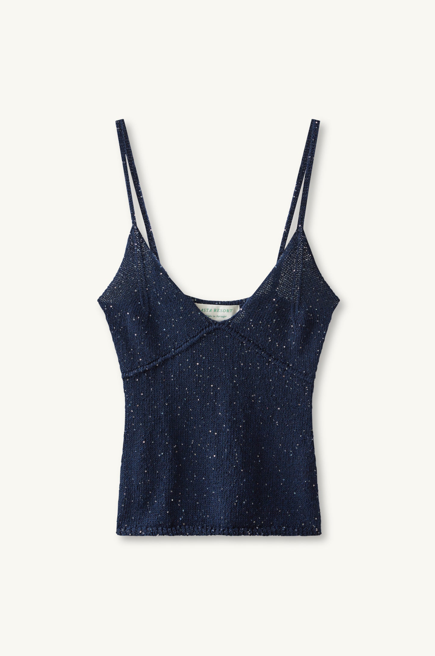 Carolina Camisole - Navy Blue Sequin