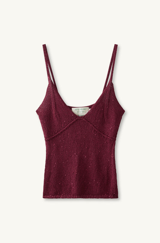 Carolina Camisole - Port Sequin