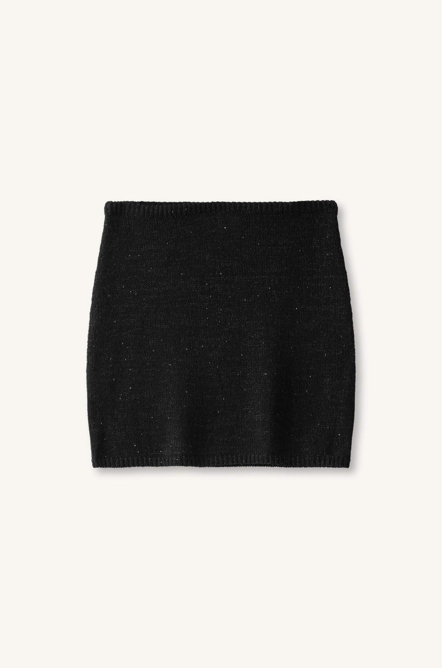 Ana Mini Skirt - Black Sequin