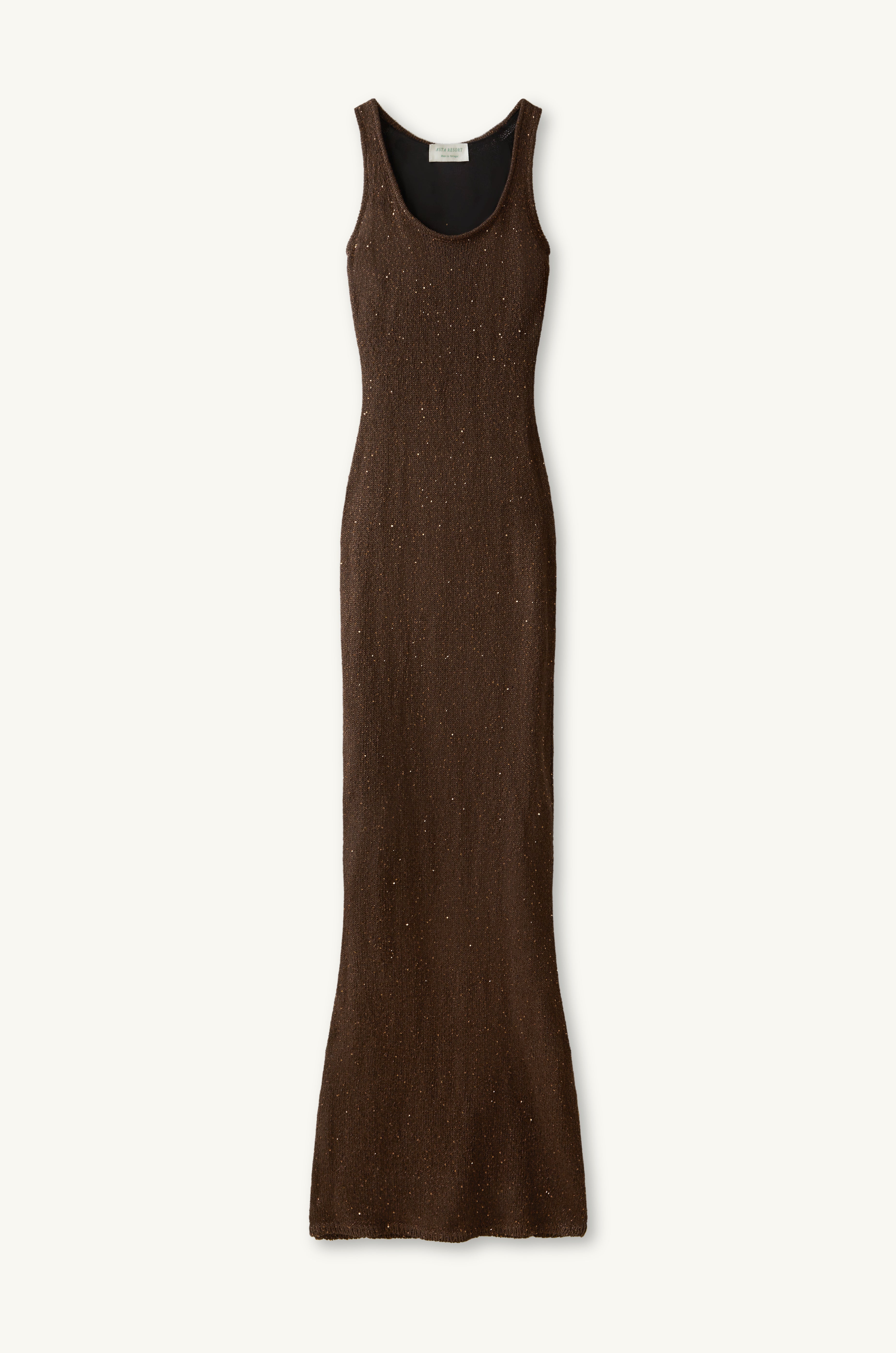 Ana Dress - Dark Chocolate Sequin