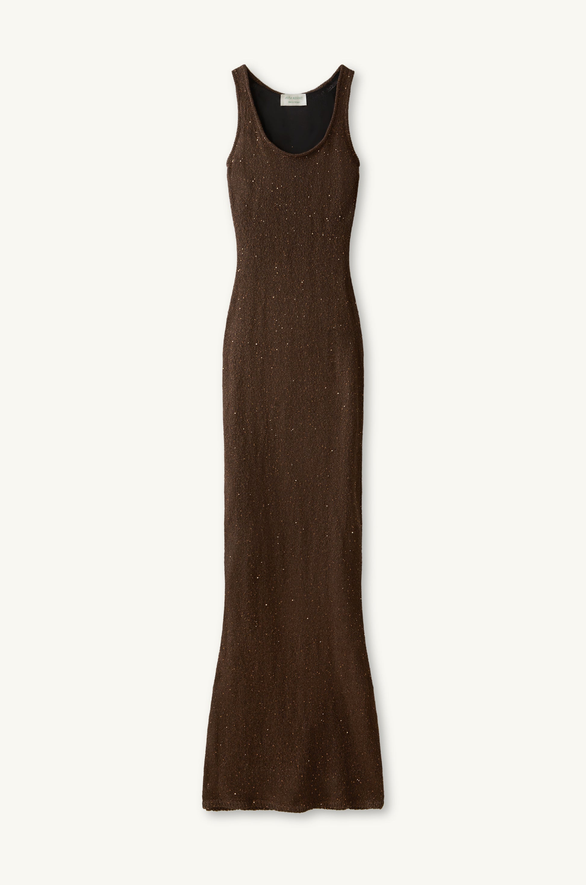 Ana Dress - Dark Chocolate Sequin ASTA RESORT Ana Dress - Dark Chocolate Sequin ASTA RESORT