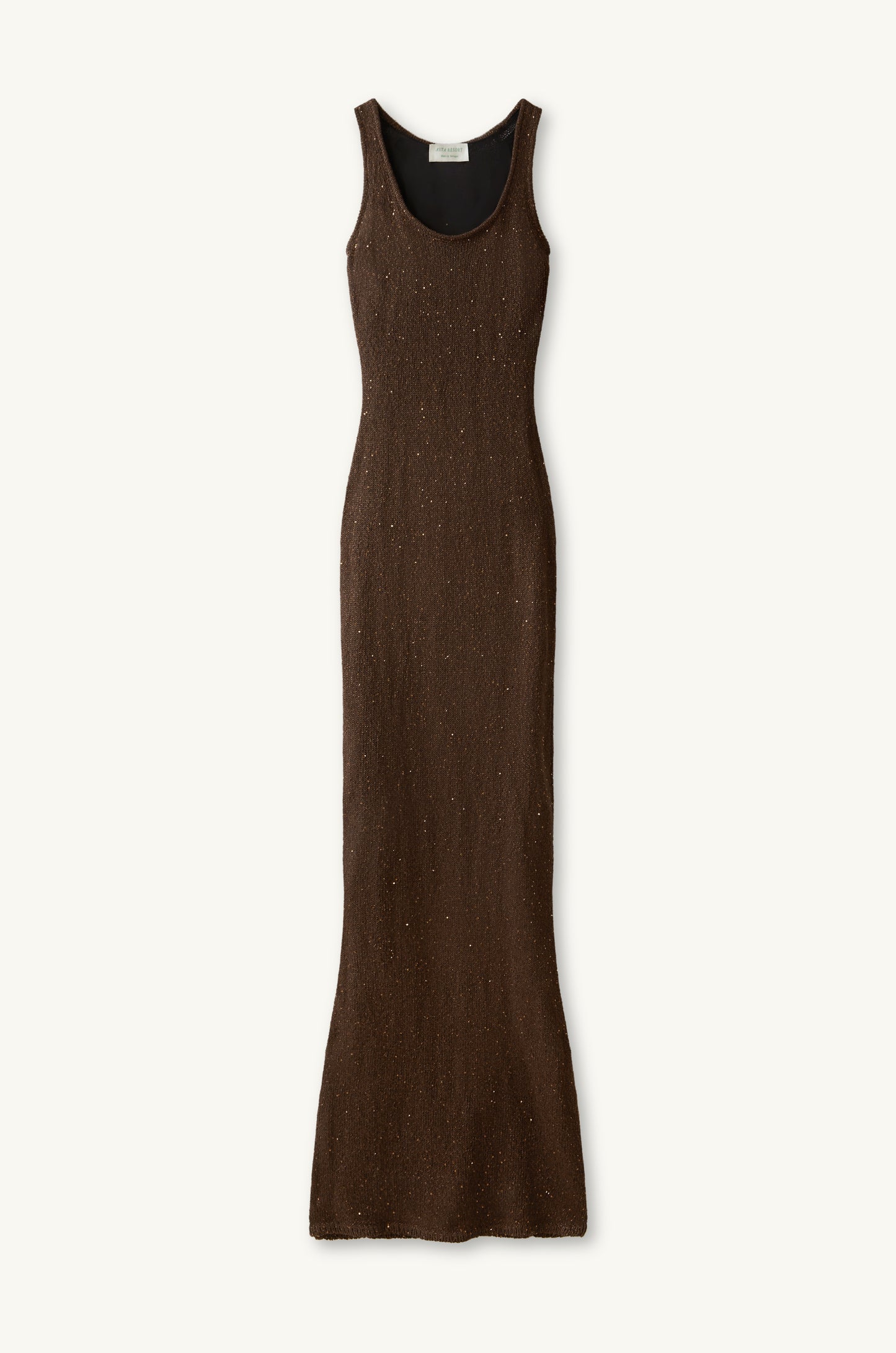 Ana Dress - Dark Chocolate Sequin