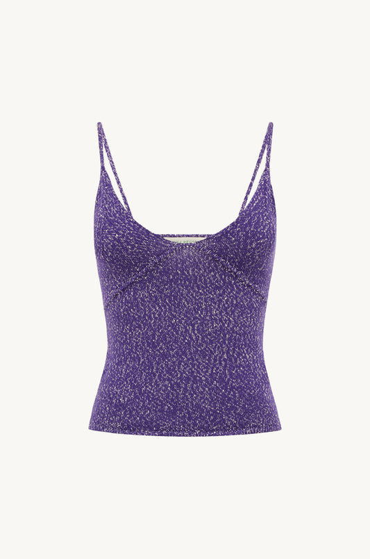Carolina Camisole - Violet Sequin