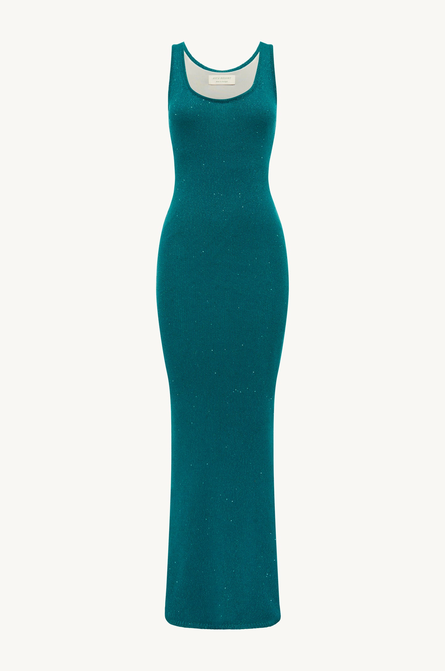 Ana Dress - Palm Green Sequin