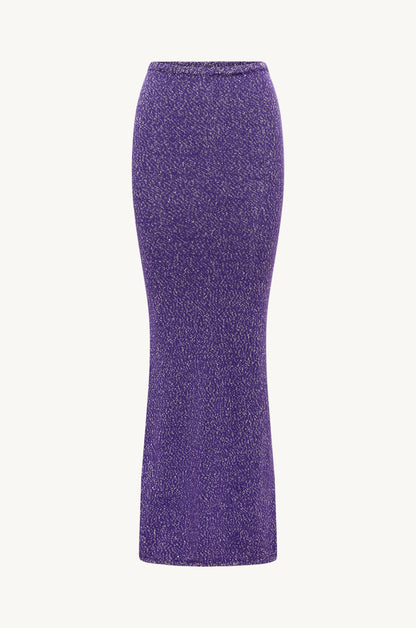 Carolina Skirt - Violet Sequin