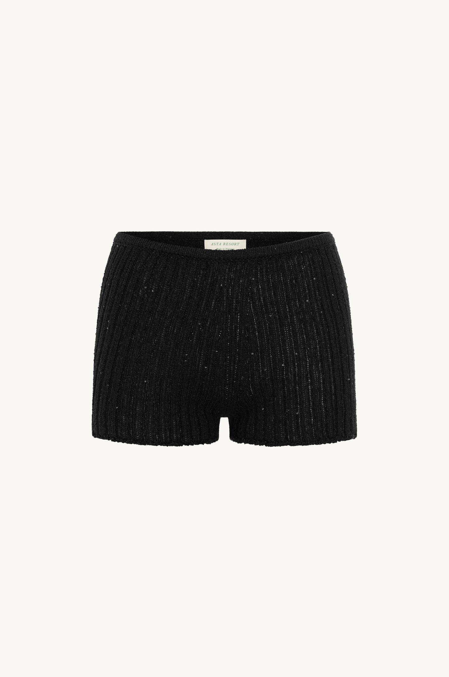 Isla Mini Shorts - Black/Silver Sequin