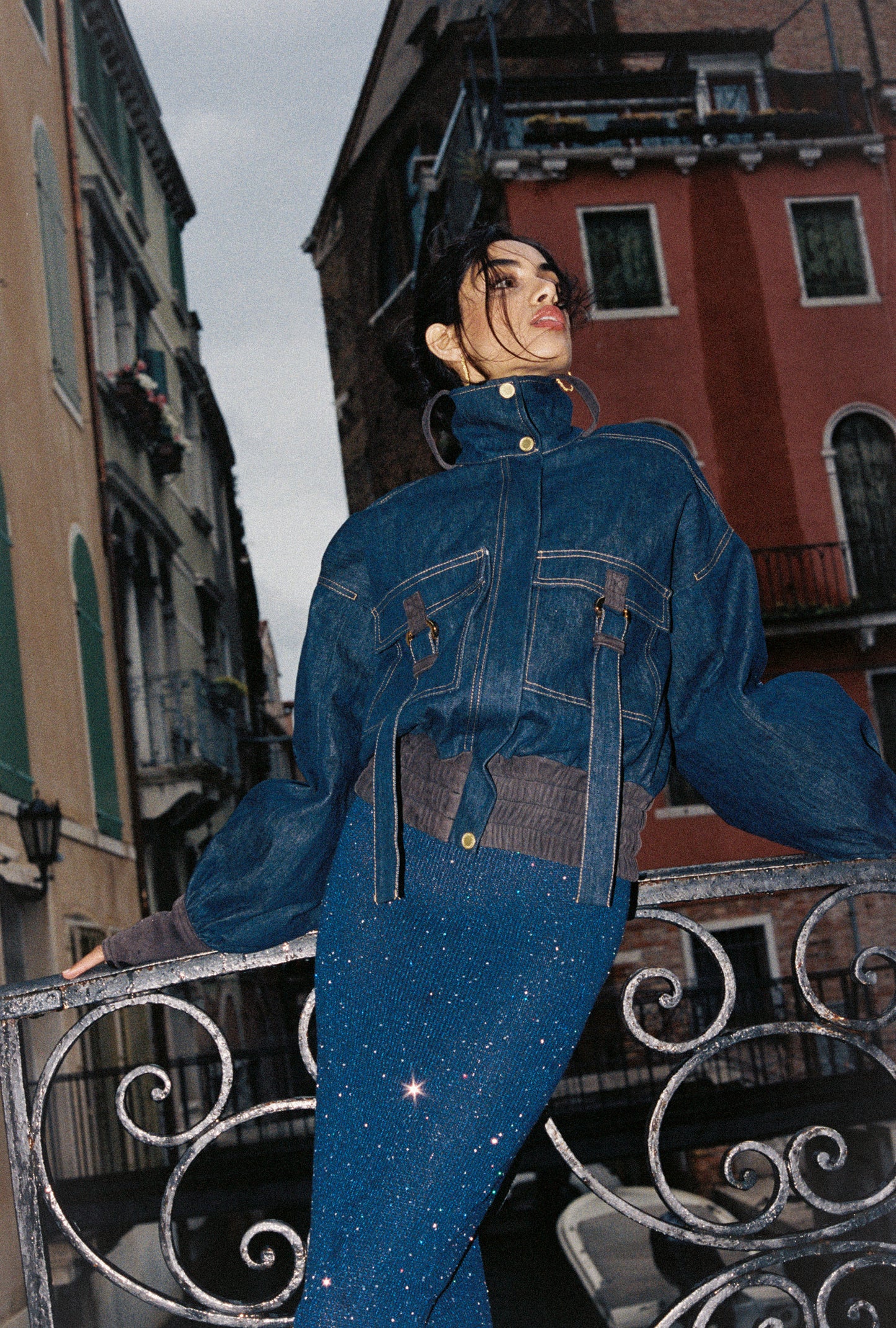 Diana Denim Parker Jacket - Dark Wash