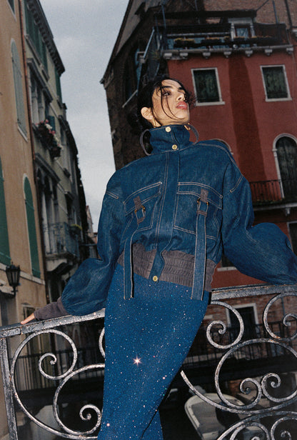 Diana Denim Parker Jacket - Dark Wash