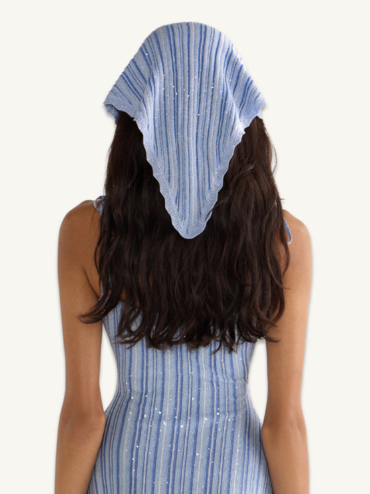Bandana - Sea Mist/Sailor Blue Stripe