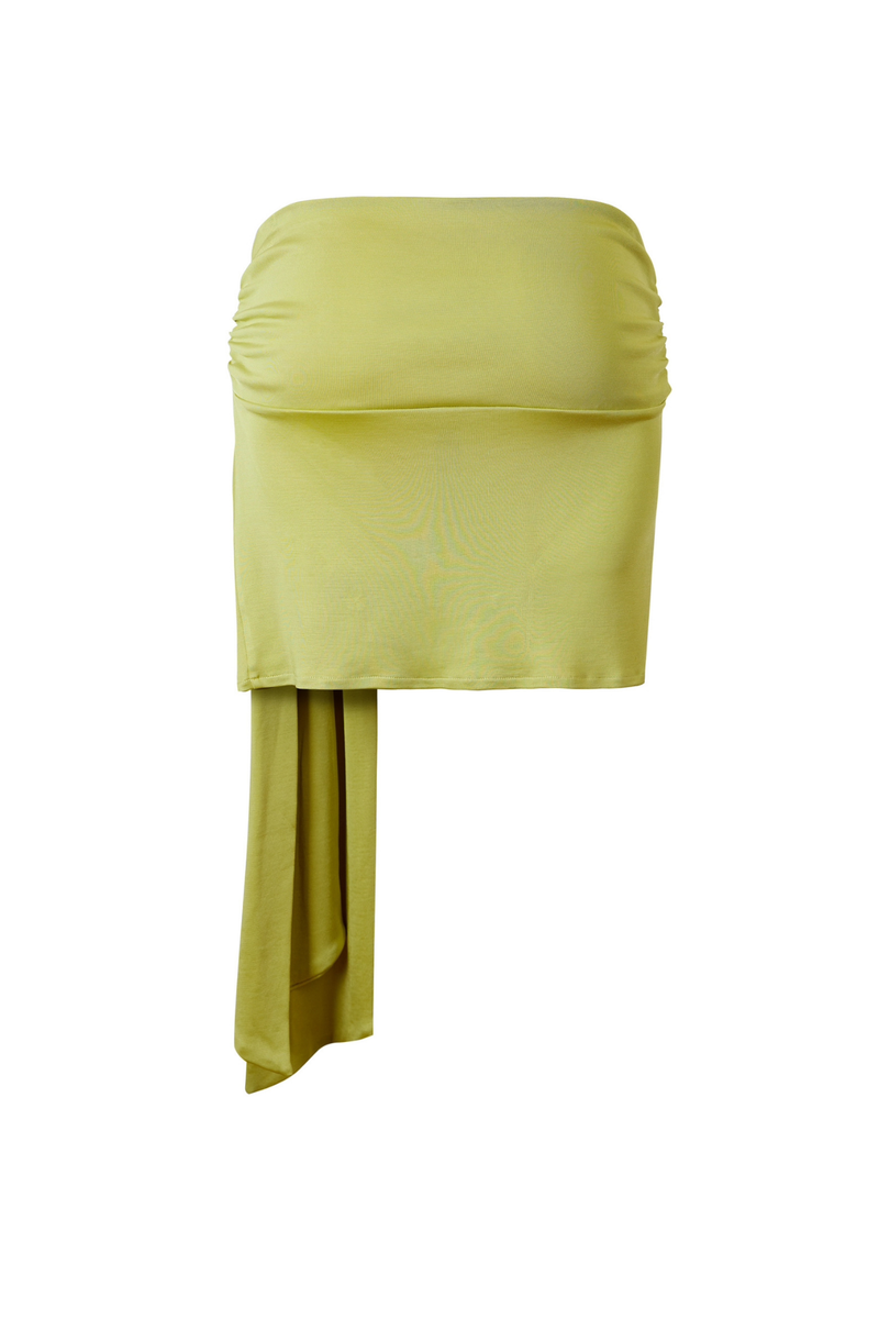 Chloe Mini Skirt - Chartreuse