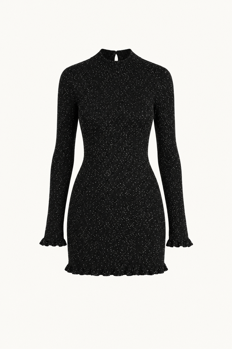 Black/Silver Sequin