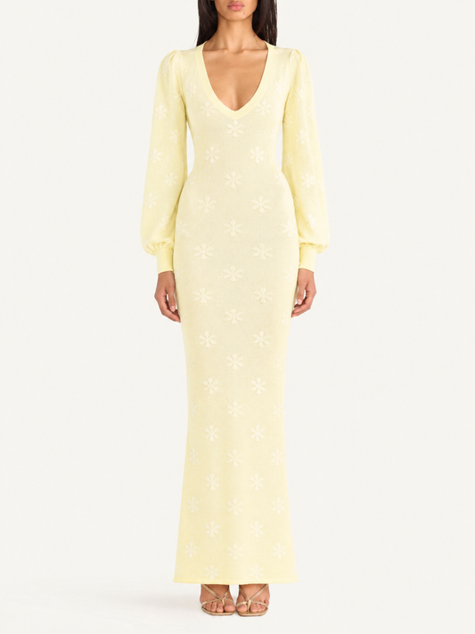 Lorena Dress - Butter Creme