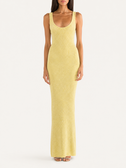 Butter Yellow Sequin