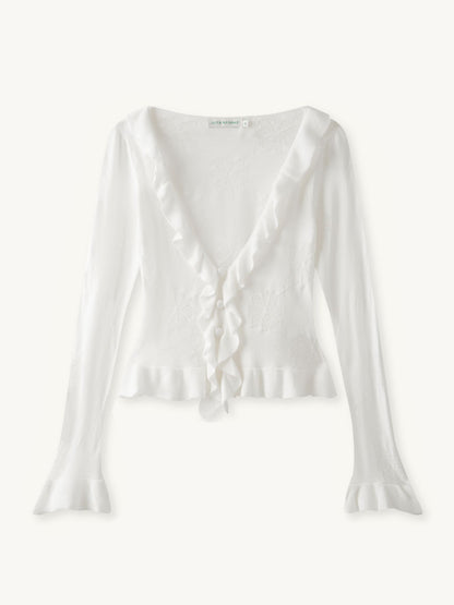 Vanessa Cardigan - Venetian White