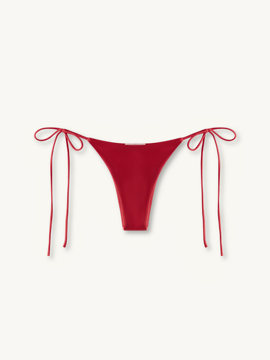 Mia String Bikini Bottom - Rossa